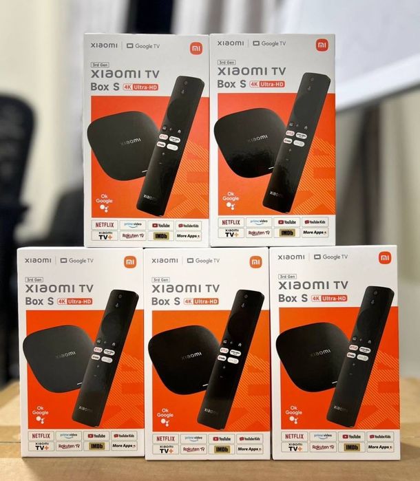 ‼️Xiaomi Tvbox S (3пок 2025).Прошивка таёр(канал кино)+доставка.як