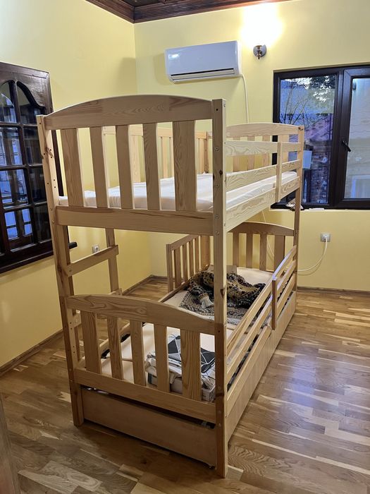 детско двуетажно легло 80x200