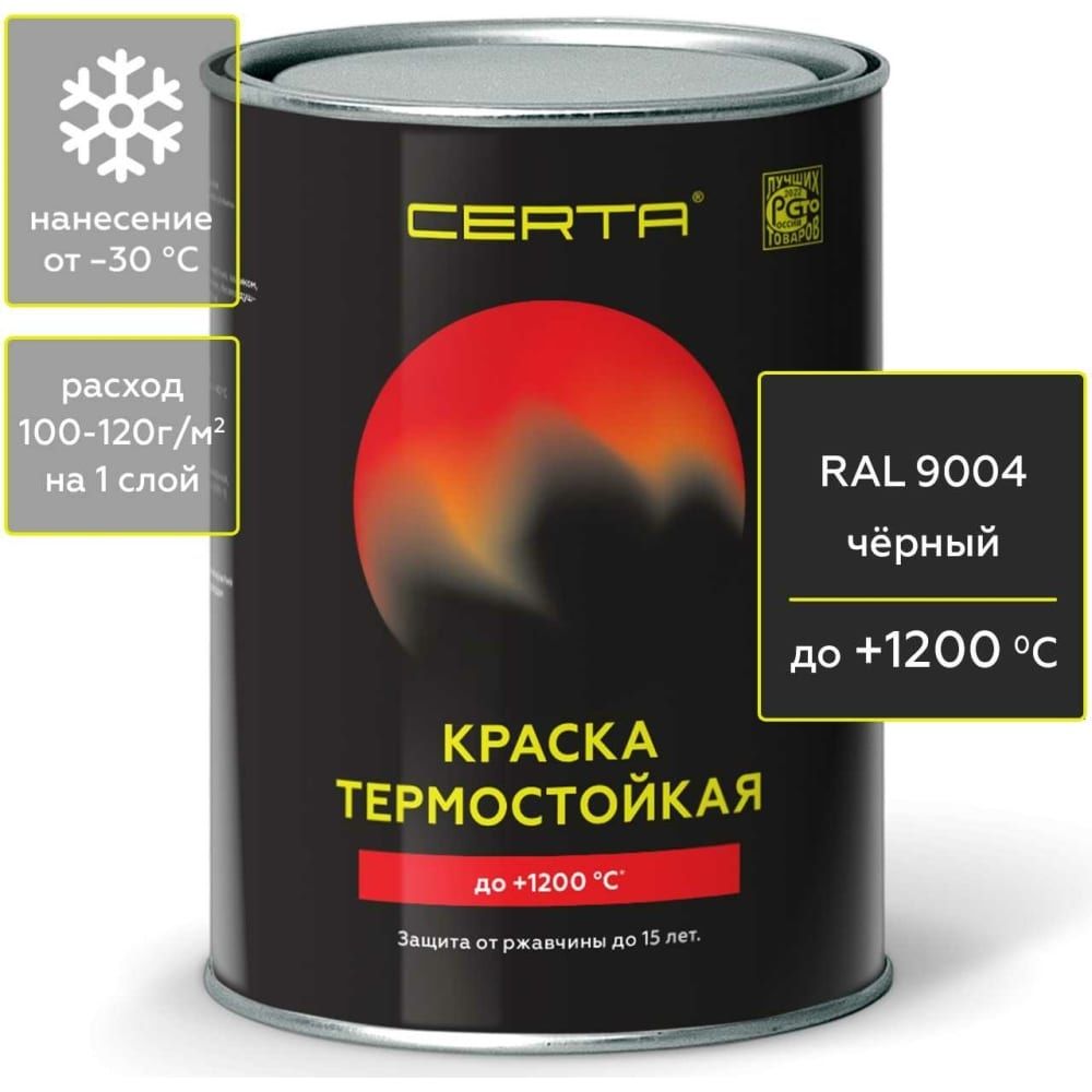 Термостойкая краска CERTA - 1200