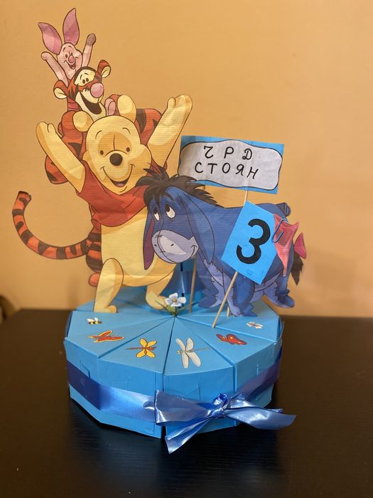 Картонена торта Еднорог