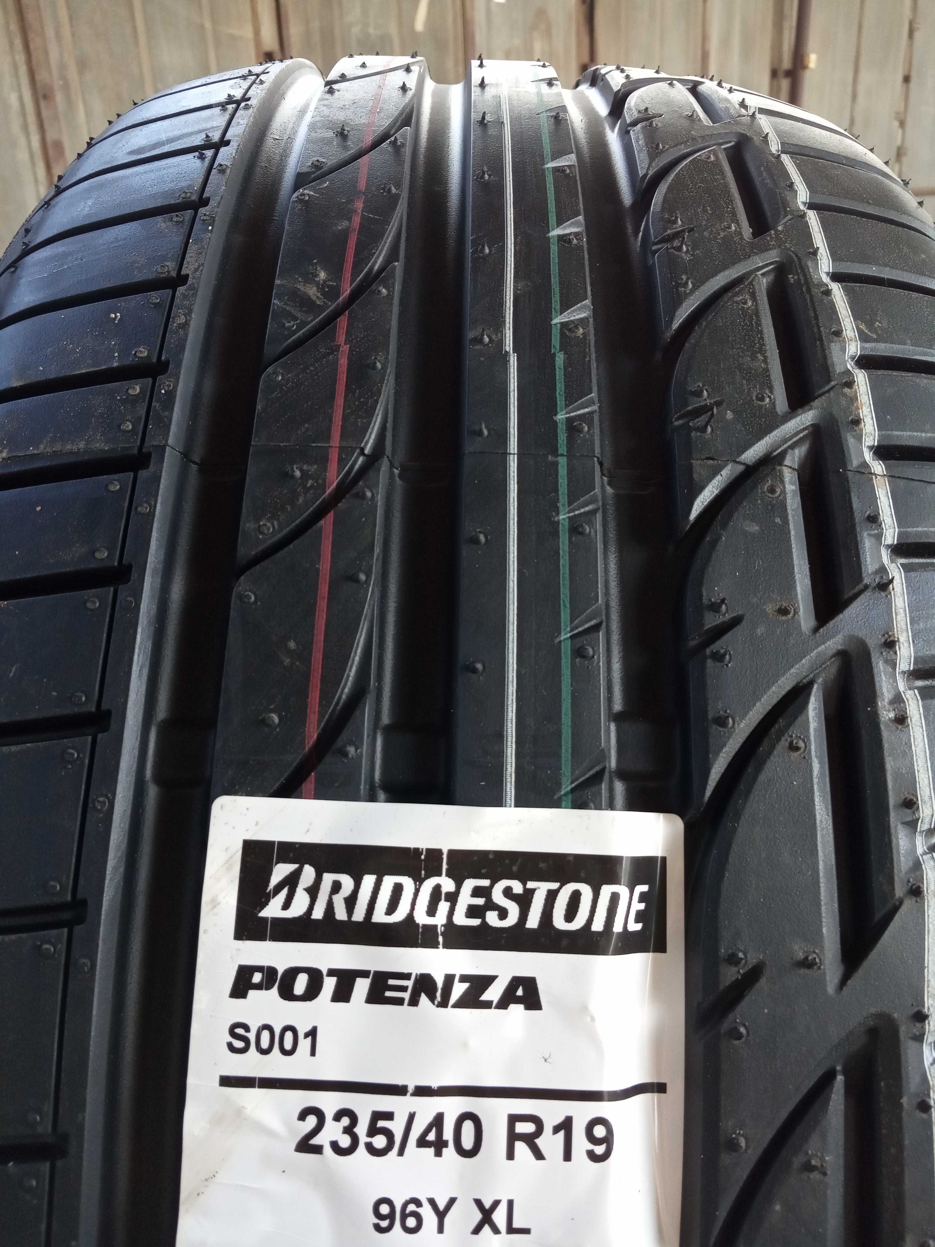 4 Нови летни гуми 235/40R19 Bridgestone Potenza S001 XL RO1 96Y с борд