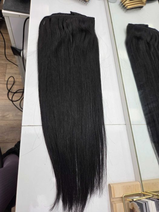 Естествена европейска коса 50см. 130 грама
