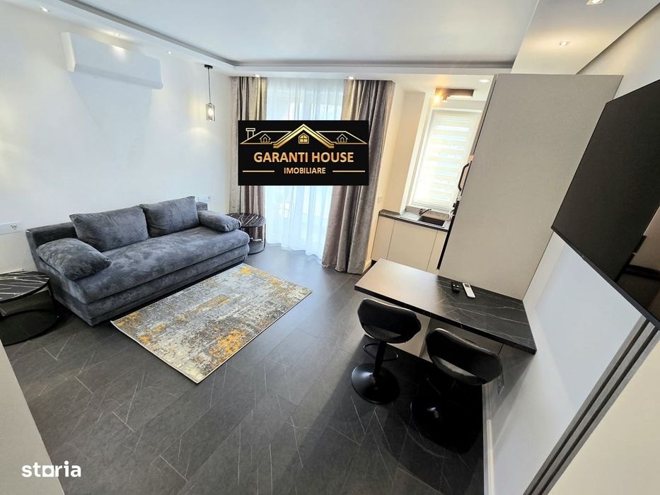 Bloc nou, apartament cu o camera, mobilat, parcare interioara, 330€