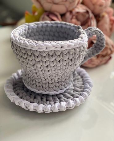 Плетена чашка/ панерче
