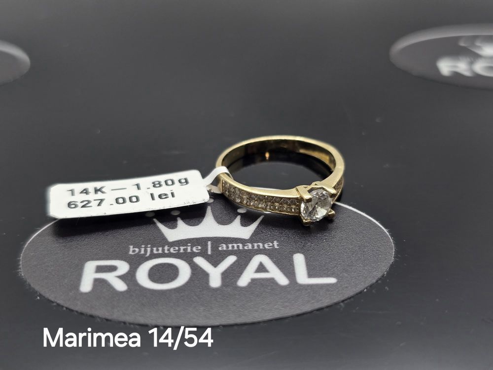 Bijuteria Royal: Inel aur 14k/1.80 gr