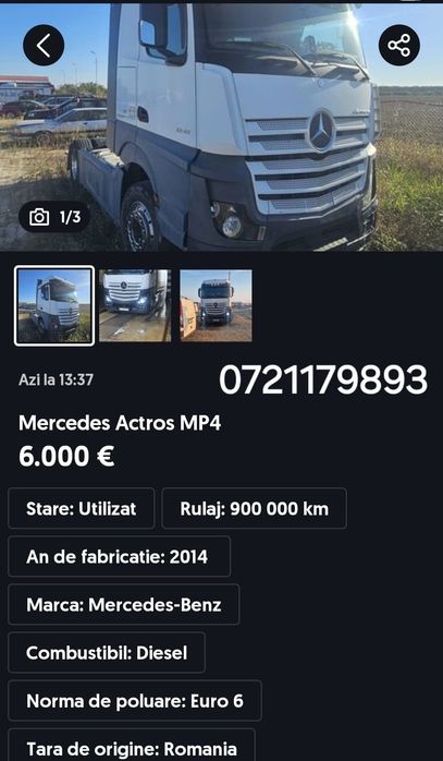 Mercedes Actros MP4
