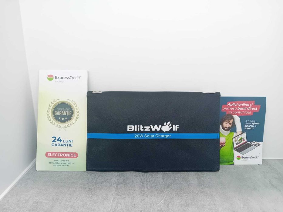 Incarcator solar Blitzwolf (Ag26 Tudor 2)(B.44742) Garantie 2 ani!