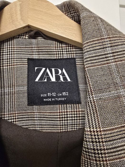 Sacou Zara fete in carouri