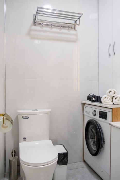 Современная студия с панорамой на Tashkent City