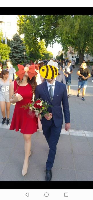 Официална къса рокля