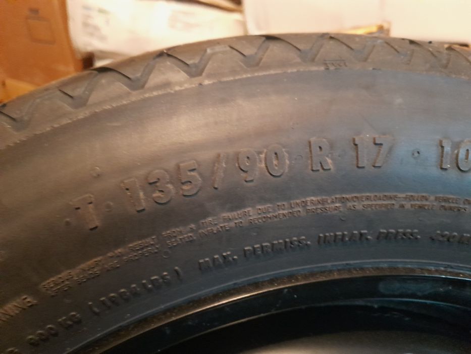 Roata de rezerva Slim Hyundai Tucson Kia Sportage 5x114.3 135 90 R17