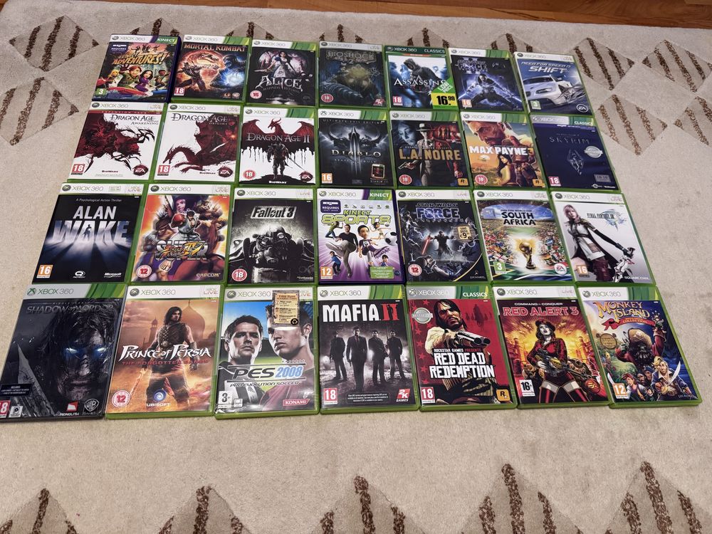 Consola XBOX 360 Special Edition Kinect + 28 de jocuri originale