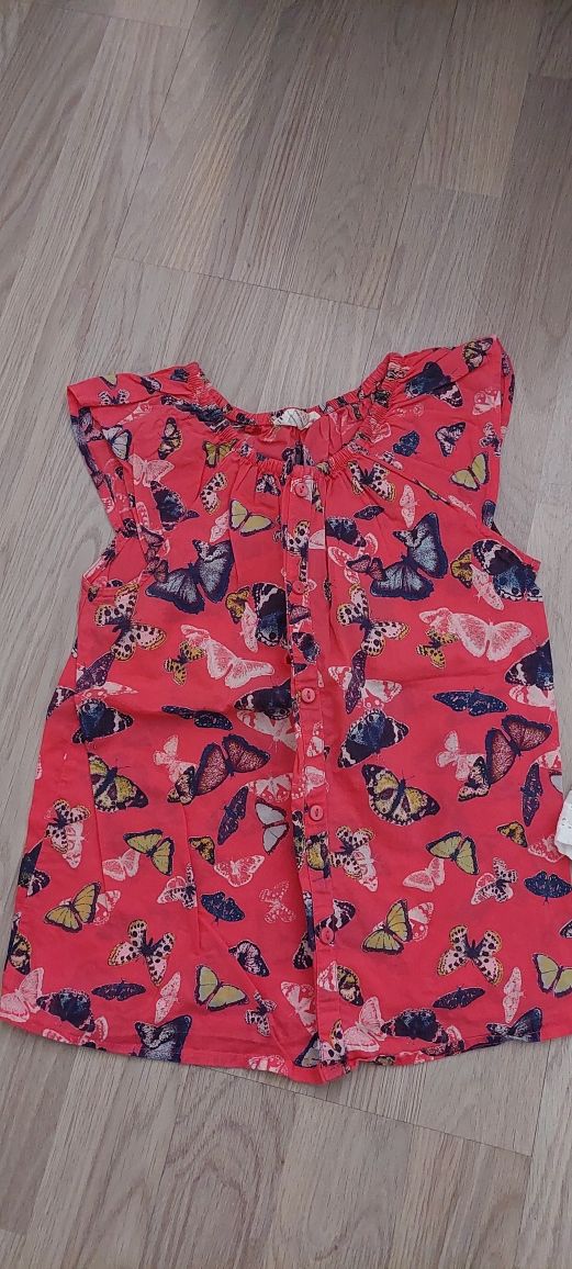 Zara, Nike, HM като нови, лот рокля, топове, шапка, 4-5 г., 110см