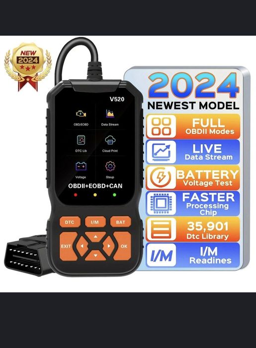 Уред за автоматична диагностика OBD2 Четец Скенер Автодиагностика