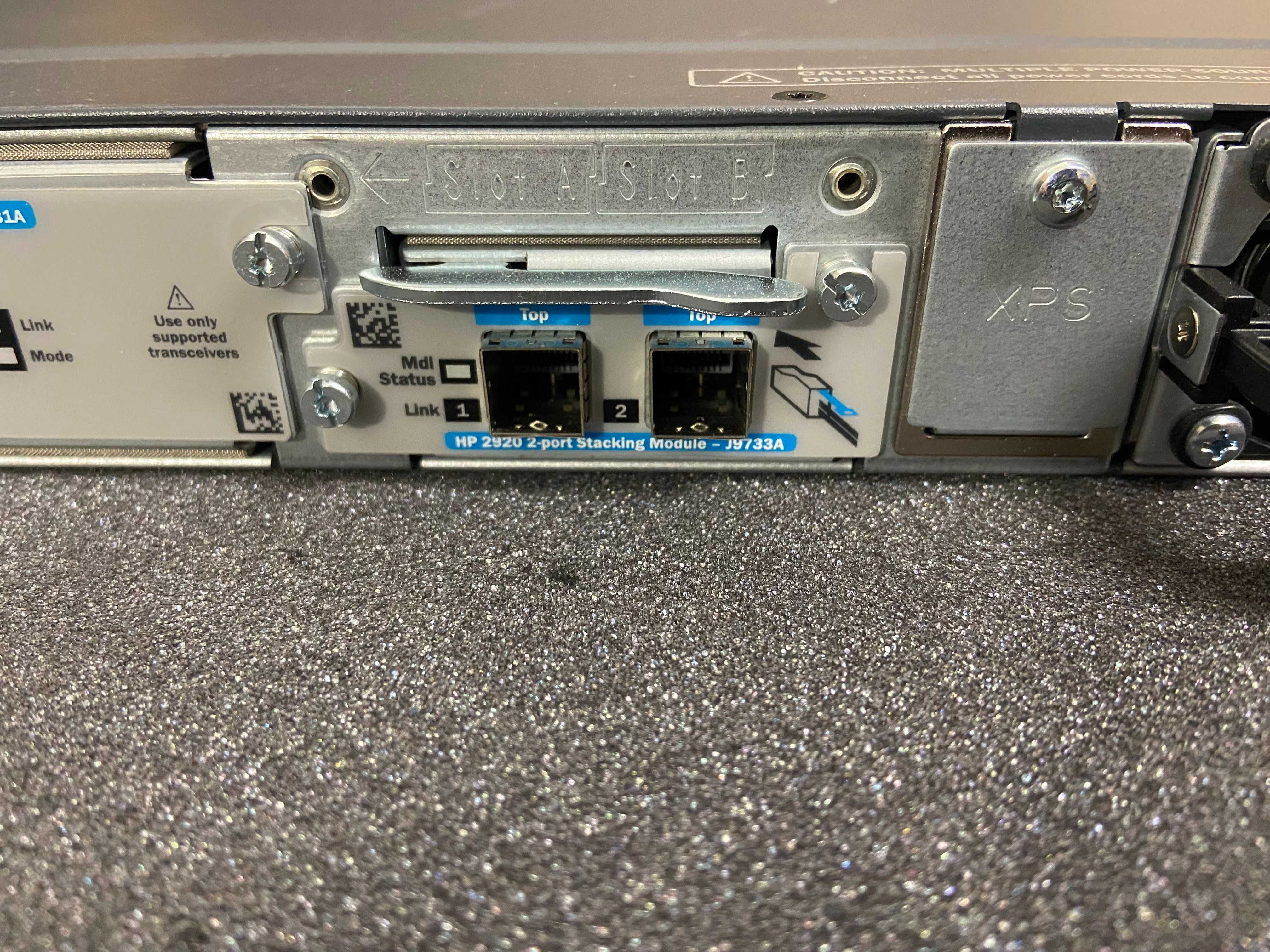 Суич HP 2920-24G 24GbE + 4x 10Gb SFP+ с модул за stack
