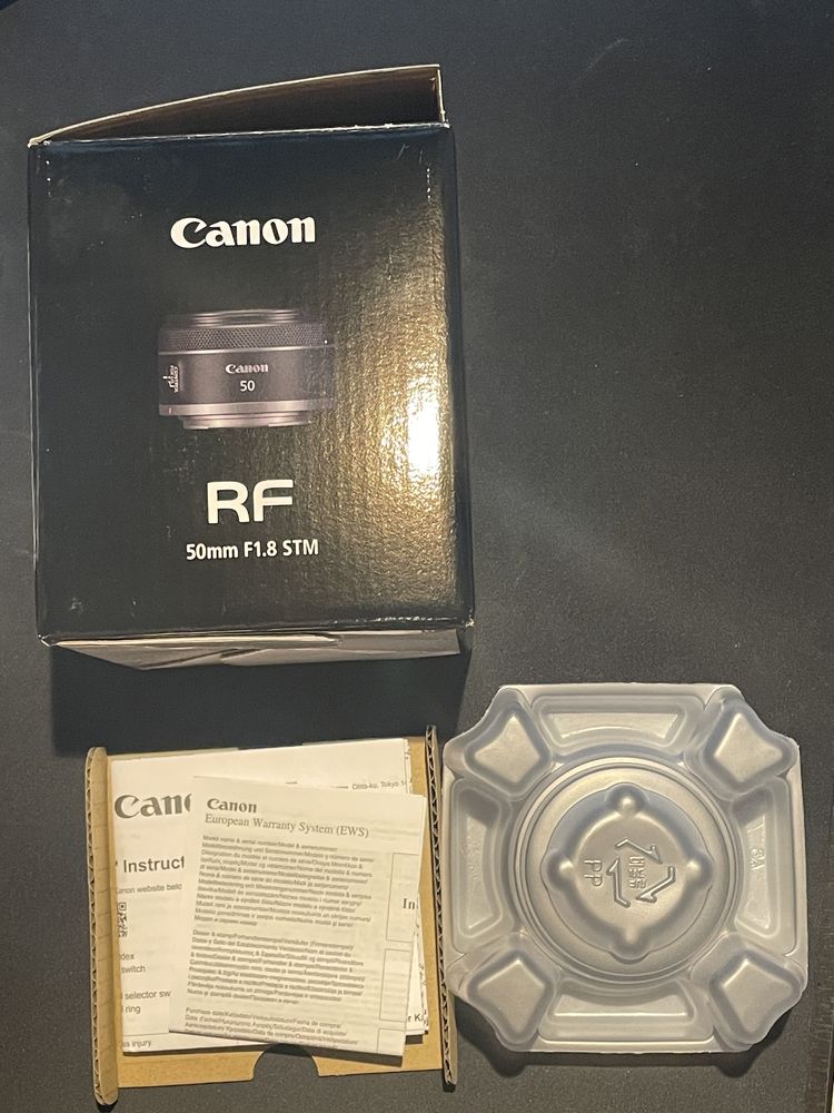 PRET FIX! Canon 50 1.8 RF STM SIGILAT! de Mirrorless Nu DSLR