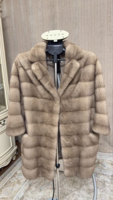 Норковая шуба в отличном состоянии !