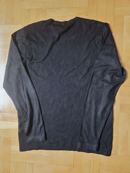 Pulover Bărbați Zara Basic, Guler Rotund, Negru, Clasic - M