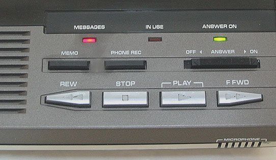 General Electric 2 9860 DB Phone Aswering Machine 2 Cassettes Remote