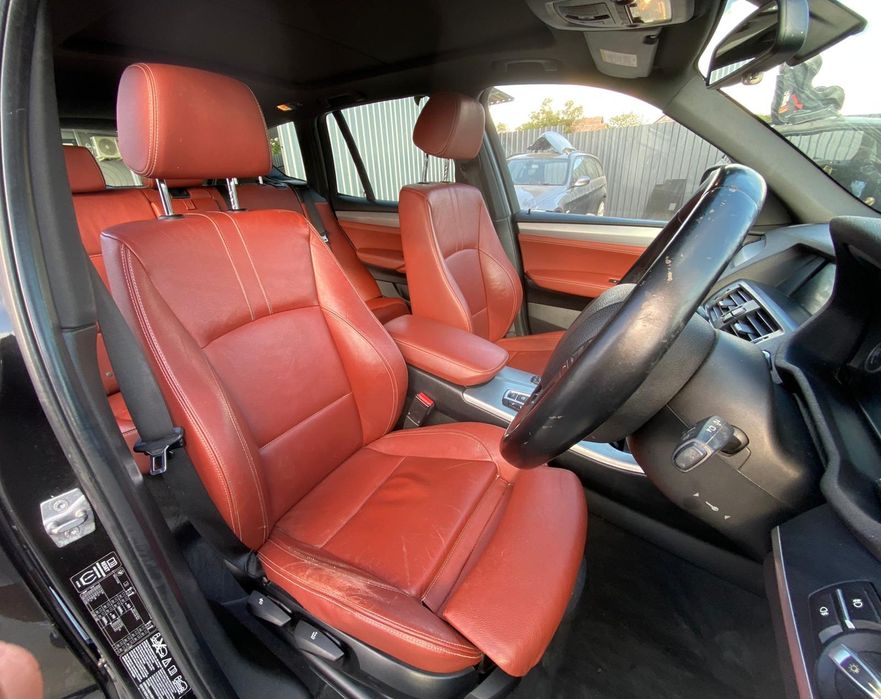 Interior piele roșie recaro BMW X3 F25 cu încălzire