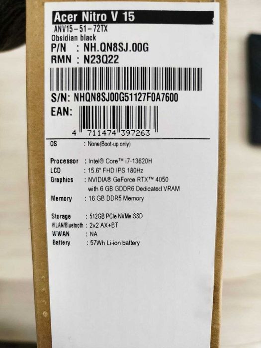 Продается Игровой Ноутбук Acer Nitro