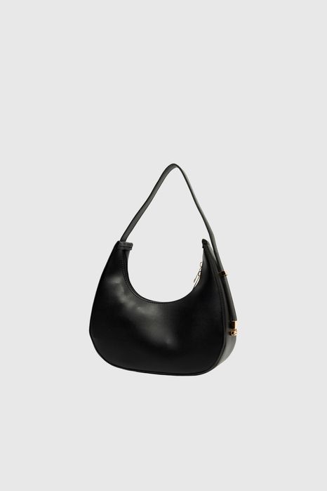 НОВО! ЛИКВИДАЦИЯ! Дамска чанта Хобо с несесер в черно