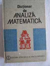 Dictionar de analiza matematica, Romulus Cristescu