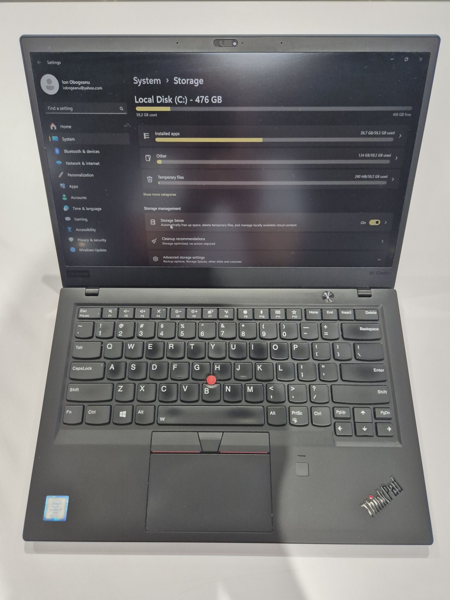 Lenovo x1 Carbon Gen 6 I7, 16GB, 512 GB- Business Class