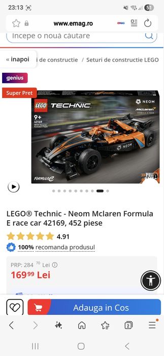Lego Sigilat Formula 1