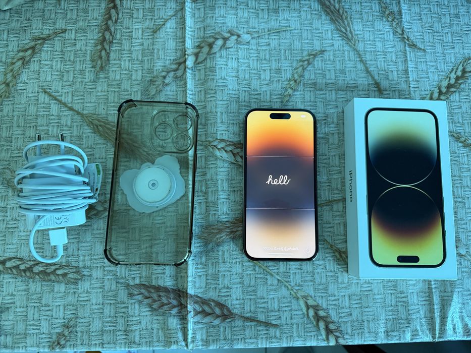 Iphone 14 Pro Gold 256GB + incarcator in cutia originala
