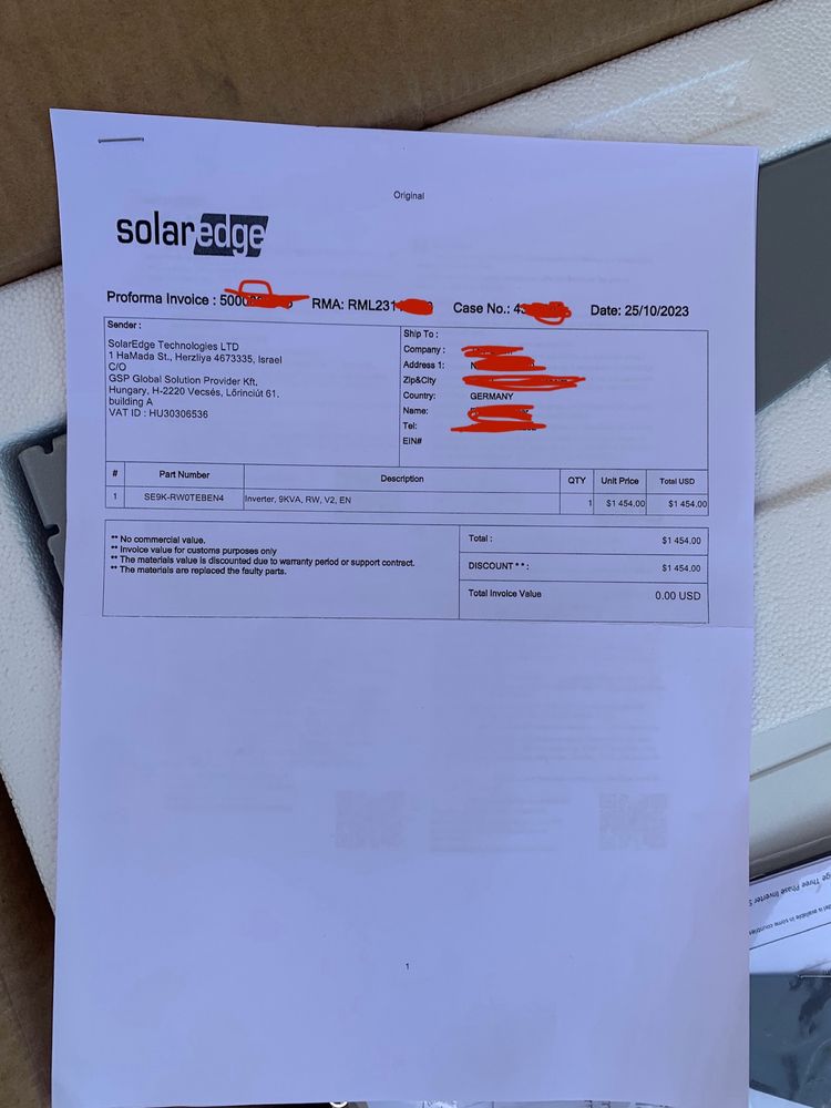 Solaredge SE9K мрежови инвертор