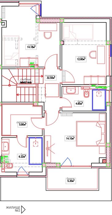 Продава се Къща в Варна, Базар Левски - 250 кв.м за 1400 €/кв.м - Снимка #10