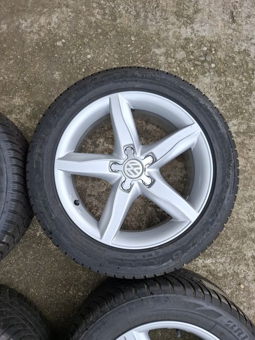 Set jante aliaj 5x112 17 inch originale audi vw seat skoda bmw