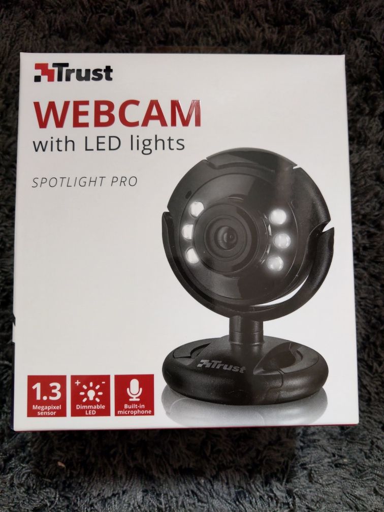 Webcam PC Trust WEBCAM with LED lights SPOTLIGHT PRO