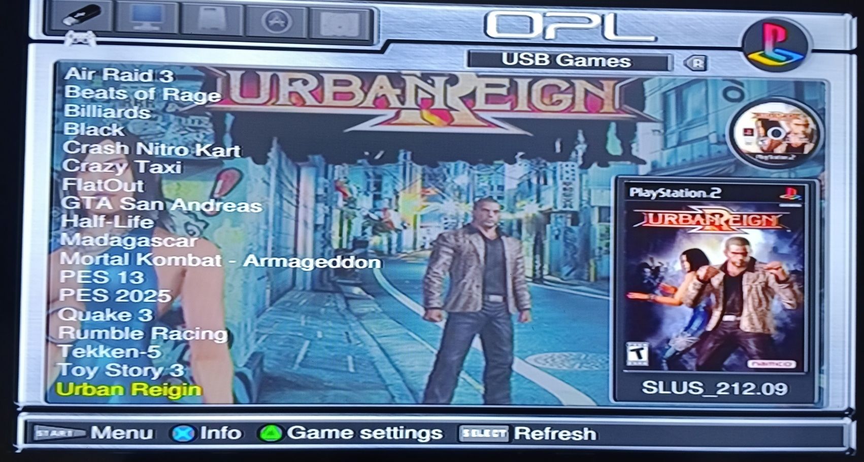Ps2 playstation 2 slim fleshka