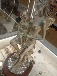 Statuetă suflată argint semnat autograf