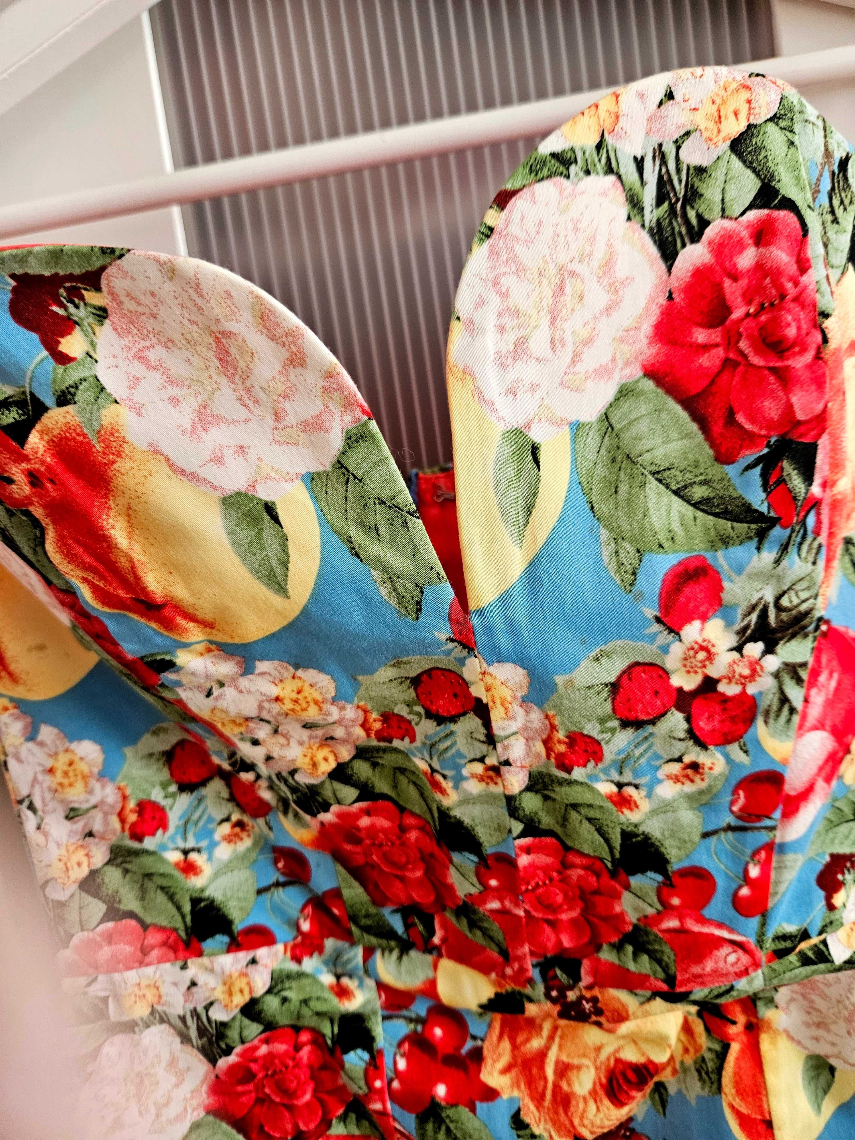 Рокли Asos - цветя и плодове - UK6