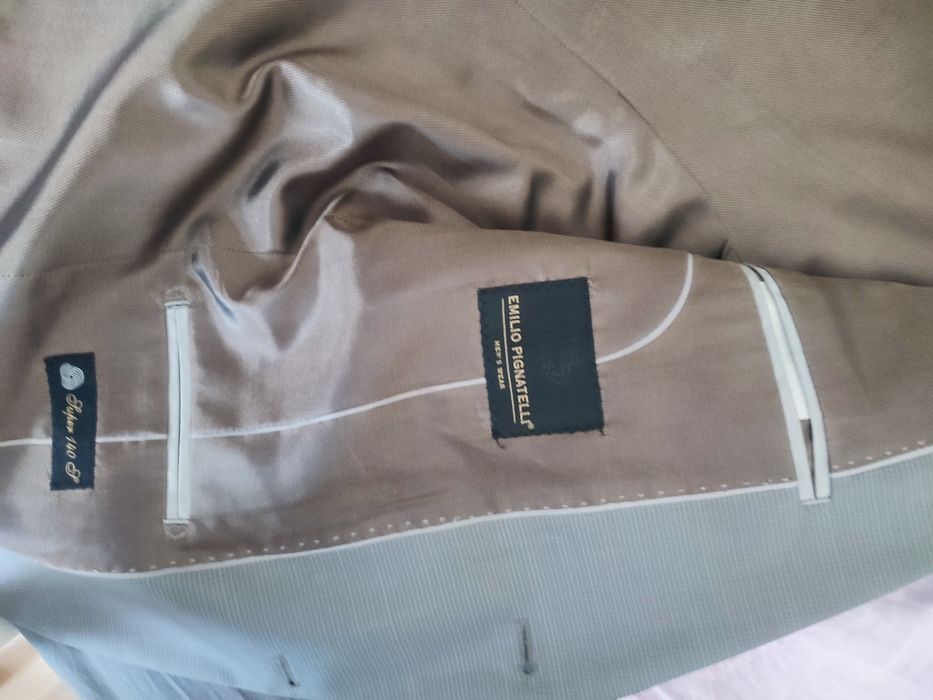 Спортно елегантен мъжки костюм fit slim