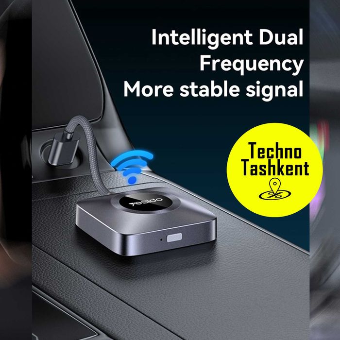 Беспроводной Carplay Yesido KM23, Wi-Fi, Bluetooth (Dostavka Bor)