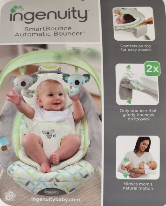 Детска елекрическа люлка-шезлонг