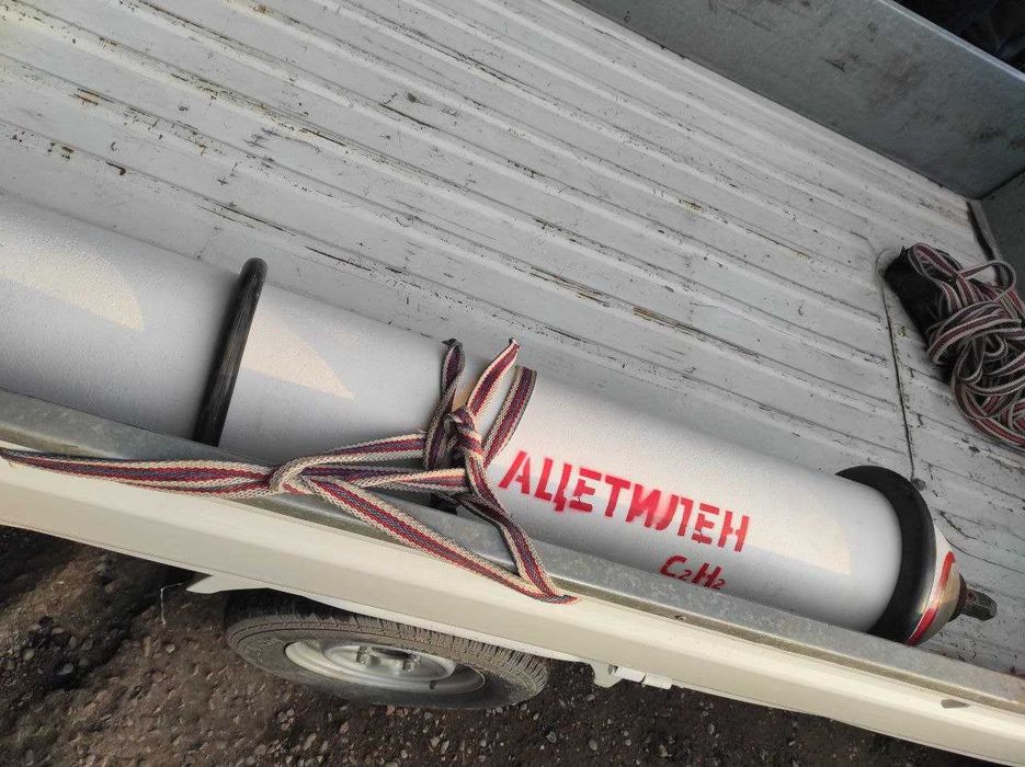 Ацетилен высокой чистоты марка А (99,5%) в 40л баллоне