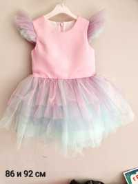 Бебешка детска рокля за момиче 1-2 и 2-3 годинки