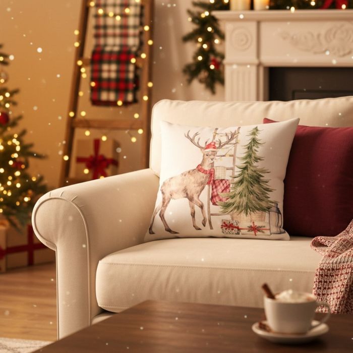 Коледни декоративни калъфки за възглавници – 7 уникални празнични диза