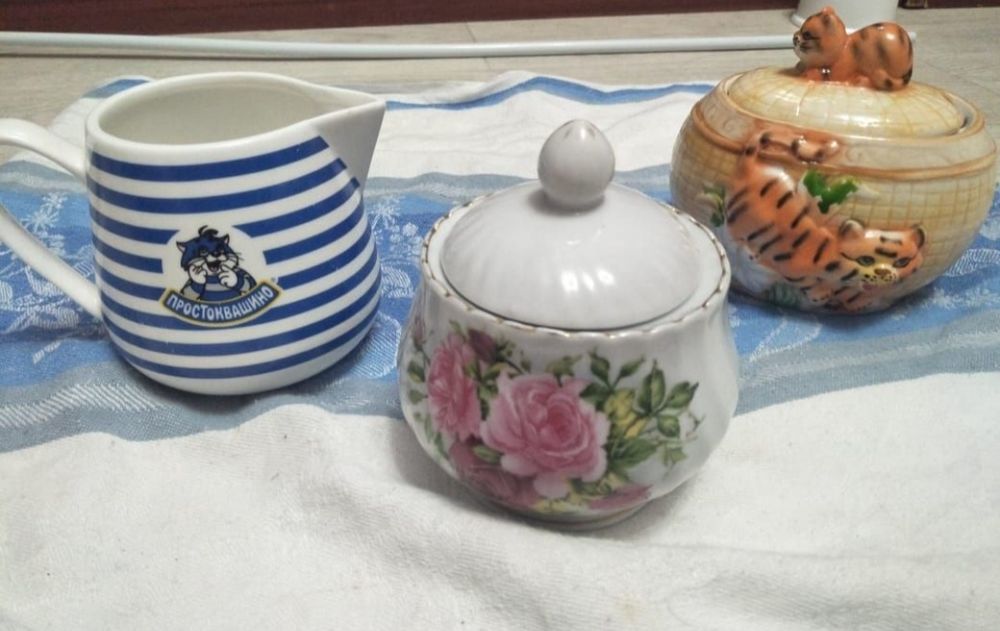 Сахарница керамическая