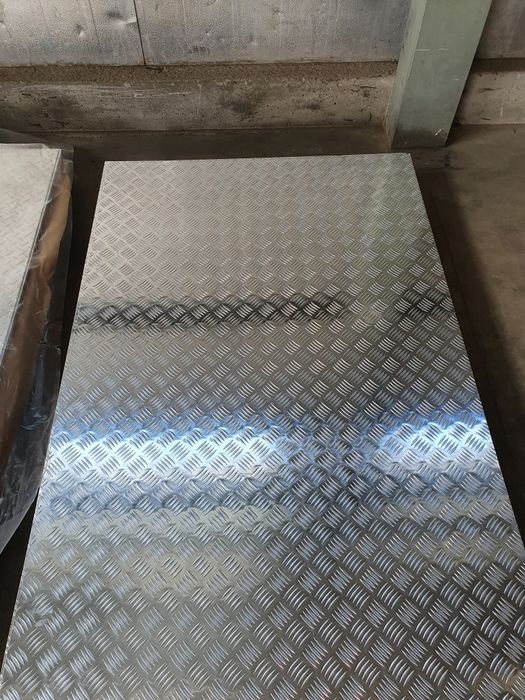 Tabla aluminiu striata 1250x2500mm Quintet Diamond Stucco tabla inox