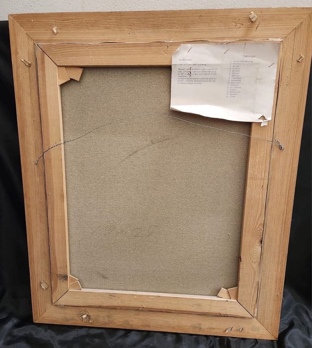 Картина рисувана върху платно