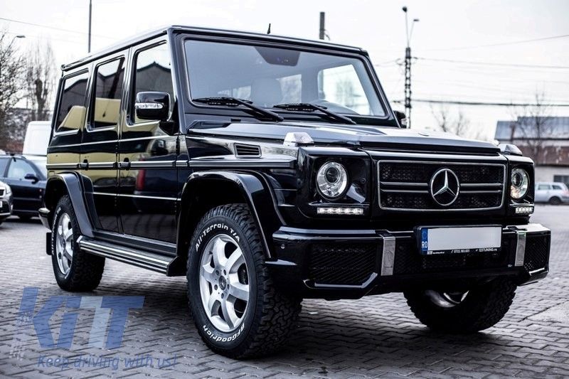 Grila Centrala mercedes G-Class W463 (1990-2012) G65 Look Negru