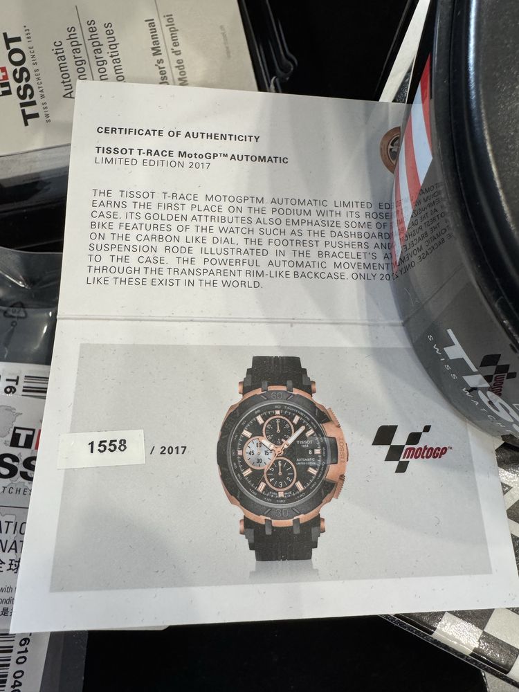 Tissot T-Race MotoGP Limited Edition 2017
