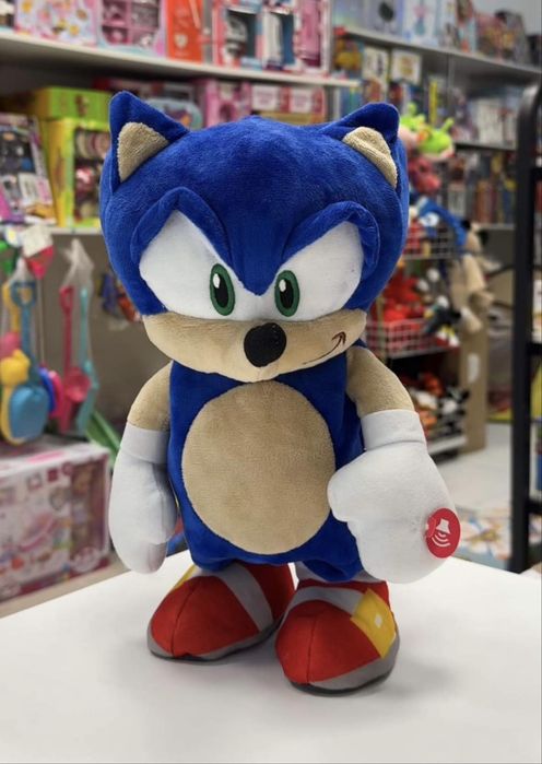 Музикална Плюшена играчка ходещ Соник, Музикален и движещ, Sonic