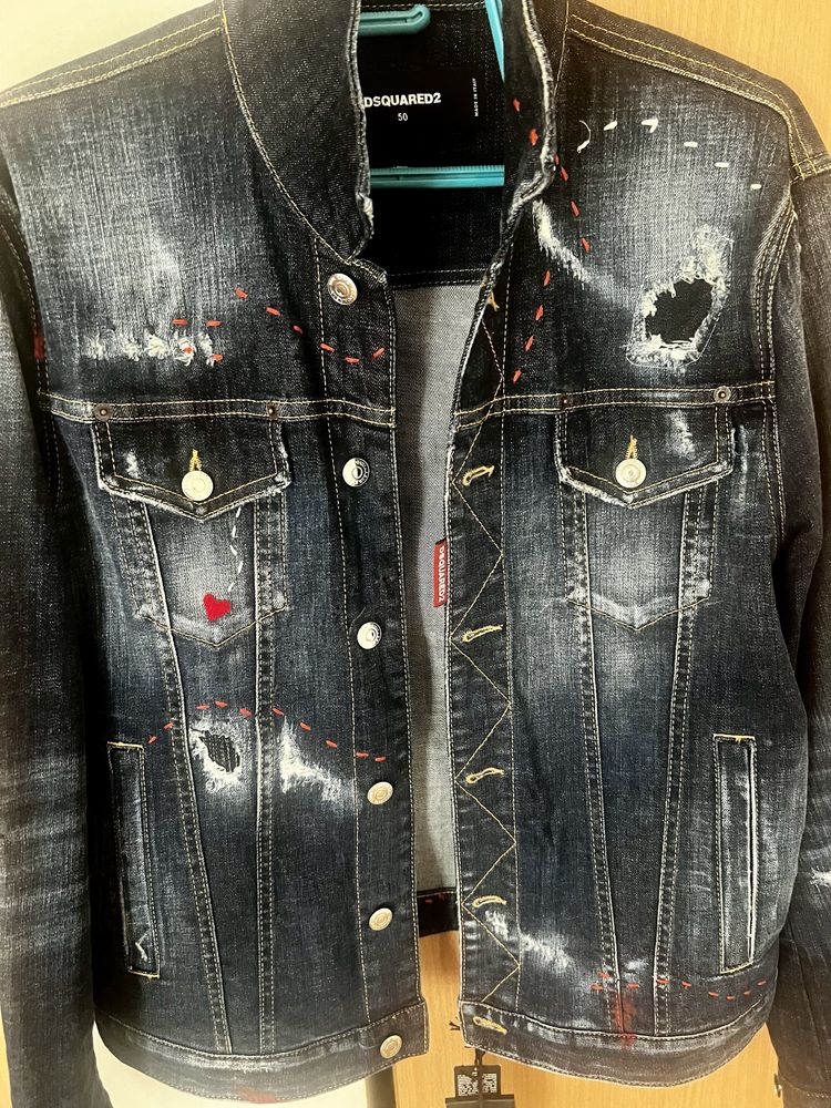 Мъжко дънково яке DSQUARED2